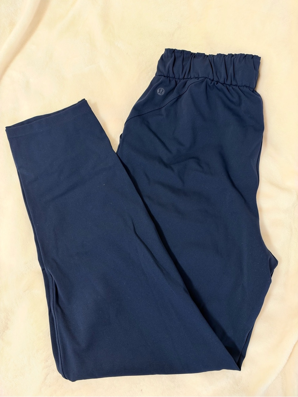 lululemon athletica Navy Track Joggers with Elastic Waist